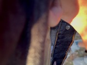 කැලේ පැනලා හුකා ගත්ත ටානි නංගි / Public sex in famous jungle almost caught 8/16