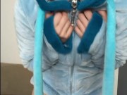 Frosty Temptation: Glaceon Cosplay Tease to Icy Lingerie Meltdown 6/16