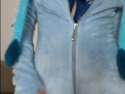 Frosty Temptation: Glaceon Cosplay Tease to Icy Lingerie Meltdown 9/16