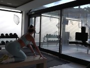 Fit Teen Bubble But Fucks her Personal Trainer after the Gym - Who is Lilly 3/16