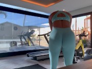 Fit Teen Bubble But Fucks her Personal Trainer after the Gym - Who is Lilly 7/16