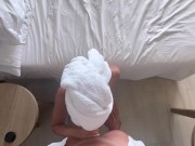 Fit Teen Bubble But Fucks her Personal Trainer after the Gym - Who is Lilly 9/16