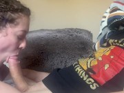 Hippy PAWG DEEPTHROATS dick while Gamer BF plays 14/16