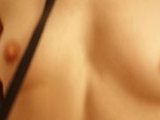 Gag and mask, cum in mouth 10/16