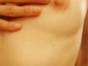 Gag and mask, cum in mouth 8/16