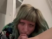 Becky the Clown edges her sub puppy style 11/16