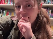 Trying Not To Cum In The Bookstore While Hunting For Smut 💦😈 13/16