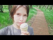 I eat ice cream in public 3/16