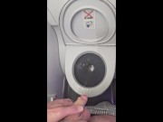 Taking a piss on a plane at a mile high 12/16