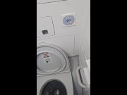 Taking a piss on a plane at a mile high 14/16