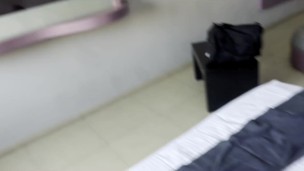 My friend from the gym visits me. I fuck her in the ass!!