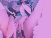 Rem Rubs Her Wet Pussy 15/16