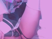 Rem Rubs Her Wet Pussy 8/16