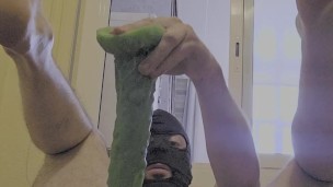Playing with my tentacle dildo
