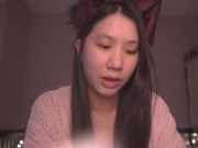 Cute Asian Girl Kitty Cat Cosplay ASMR - read with me onii-chan! - Ezra 9-10 7/16