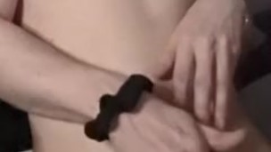 Femboy ruins big orgasm and leaks cum