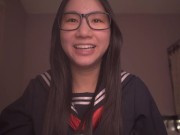 Unfaithful Adulterous Sluts - Nerdy Japanese Schoolgirl Study Session ASMR 1/16