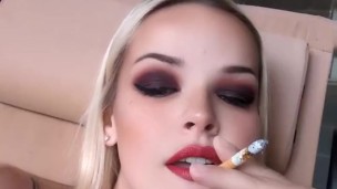 BBW BIG TITS MILF SMOKING FOR DADDY