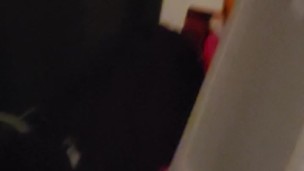 Bad camera view but even the mirror far away can catch me