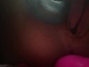 Tocándome, que rico sentir todo en mi anito 11/16