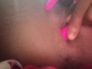 Tocándome, que rico sentir todo en mi anito 6/16