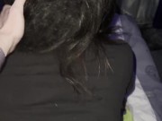 Fucking Her Doggy – Big Black Ass Bounces, Moans Loud, Cum on Her Back 1/16