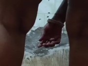 Sunita step mother took off all her clothes in the bathroom and sucked step son's penis vigorously 13/16