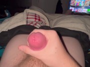 POV Jerking off, moaning, CUMMING 3/16