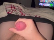 POV Jerking off, moaning, CUMMING 6/16