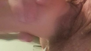 A fleshlight blowjob for daddy