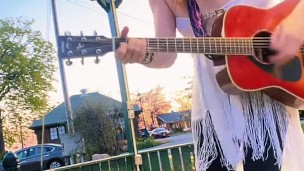 SFW Kitty ROCKS on an old Grateful Dead song, Easy Wind