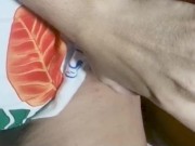 cuckold husband eating wife´s big and meaty pussy 12/16