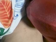 cuckold husband eating wife´s big and meaty pussy 13/16