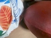 cuckold husband eating wife´s big and meaty pussy 2/16