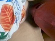 cuckold husband eating wife´s big and meaty pussy 3/16