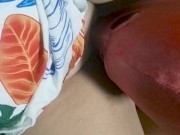 cuckold husband eating wife´s big and meaty pussy 4/16