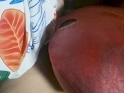 cuckold husband eating wife´s big and meaty pussy 7/16