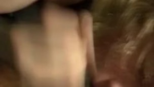 My pretty sissy girlfriend sucks and swallows it all