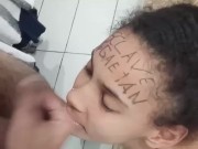 ELE GOZOU TUDO NO MEU ROSTO COMO SE EU FOSSE UMA VERDADEIRA PUTA