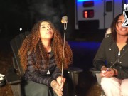 Camping Out With Friends Turned To A Freaky 3Some 1/16