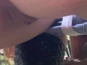 Dirty Farm Girl Pisses In The Grass After A Long Day, Soaked And Moaning 8/16