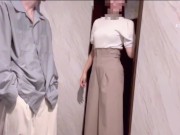 ホテル玄関で即尺フェラ&立ちバック。部屋に上がる前に中出しSEXされちゃった　中出し/素人/japanese/個人撮影/日本人/japanesePorn/hentai 1/16