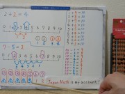 2+2=4 and 7-5=2 Abacus [JapanMath](Titsjob) 9/16