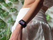 Slut Without Lingerie Lets You Spy Her Bare Pussy And Tits Under Her Clothes 15/16