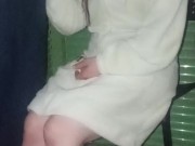 Lo prendo in bocca fuori al balcone e vengo innaffiata come un fiore 1/16