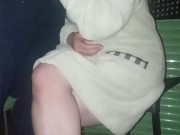 Lo prendo in bocca fuori al balcone e vengo innaffiata come un fiore 11/16