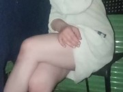 Lo prendo in bocca fuori al balcone e vengo innaffiata come un fiore 16/16