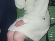 Lo prendo in bocca fuori al balcone e vengo innaffiata come un fiore 3/16