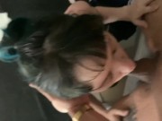 adorable goth girl sucks my cock like a lolipop / soft porn 16/16