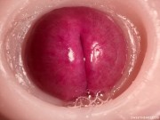 CLOSE UP CAMERA IN PUSSY: CUM Inside PUSSY TWICE! BEST CREAMPIE in 4K with Girl Moaning!